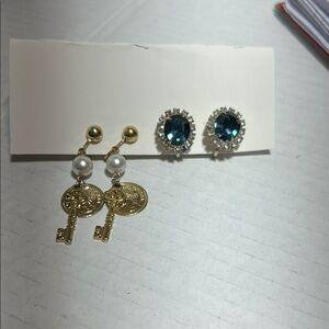 Costume Jewelry VTG Both Sets Are Clip Ons